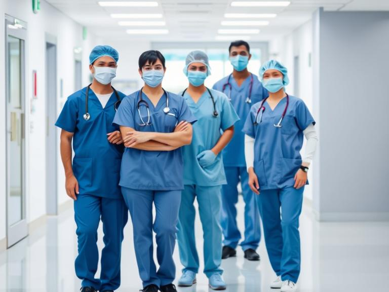 group of health practitioners